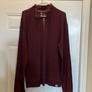 Men’s Carhartt quarter zip long sleeve shirt L tall
